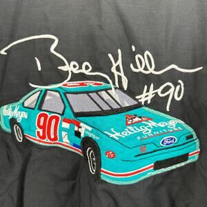 Vintage American Made Sportswear Heilig-Meyers Racing Jacket Mens Large Car #90